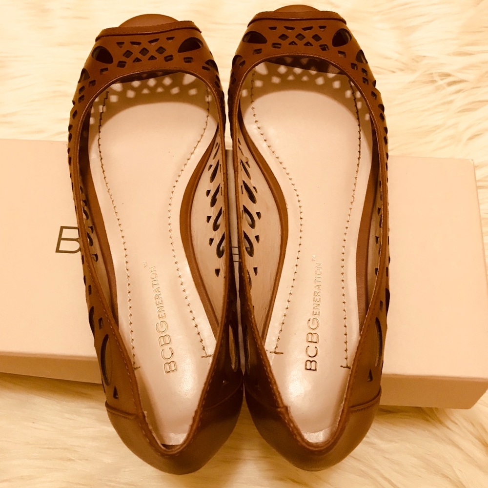 Worn once/BCBG Flats/See pictures for description